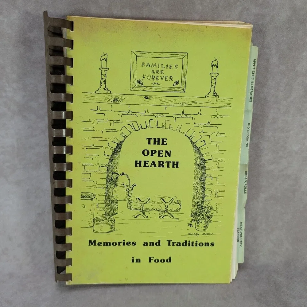 1981 The Open Hearth Cookbook Spokane 13th Ward Relief Society LDS Washington WA